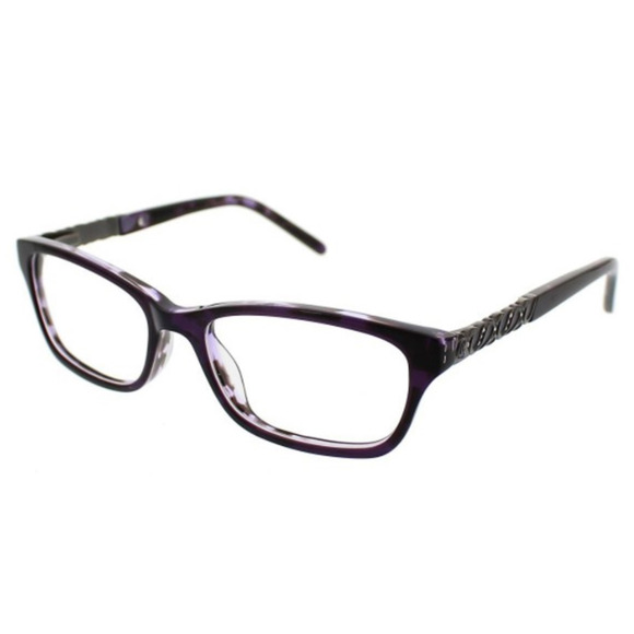 JESSICA MCCLINTOCK JMC4023 EGGPLANT EYEGLASSES SUNGLASSES FRAMES 55-19-145 - Picture 1 of 4